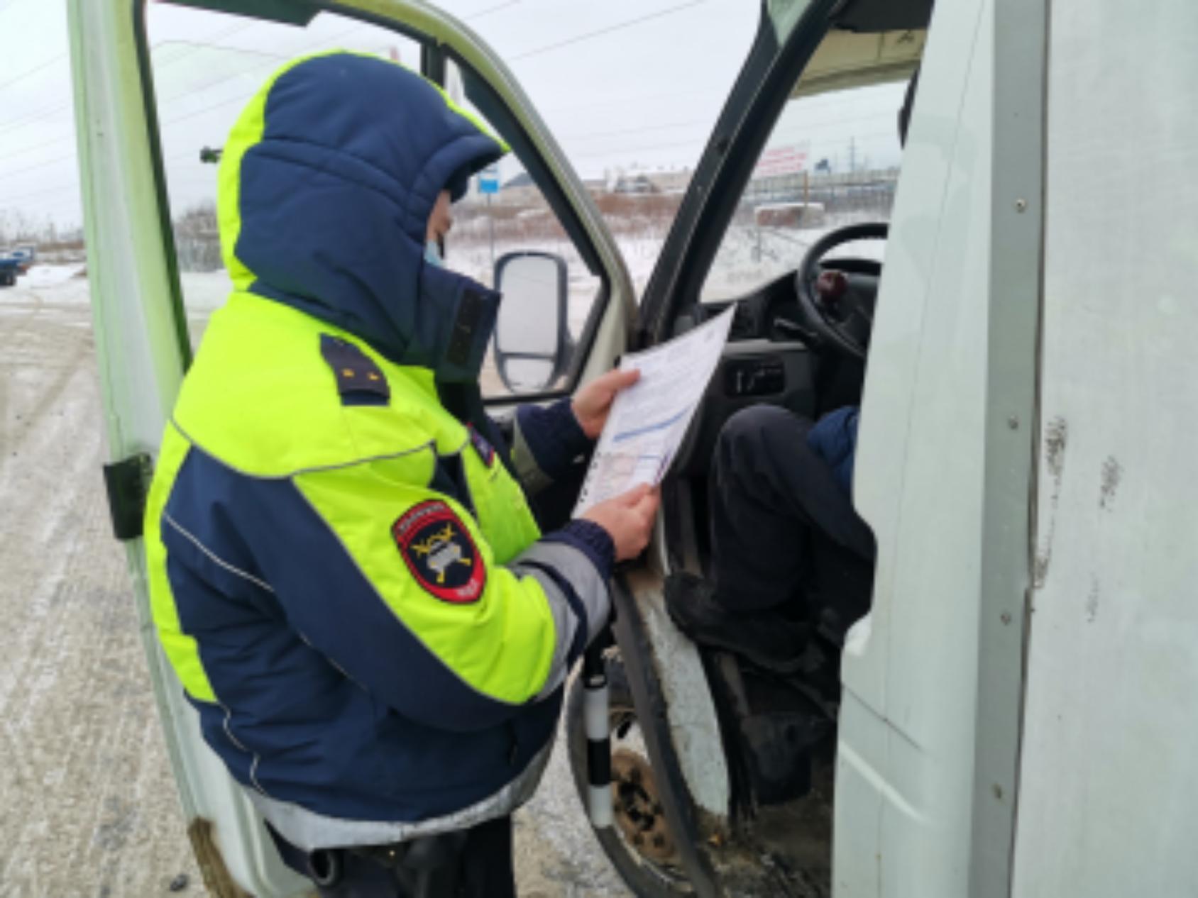 Сотрудники ГИБДД остановили два автомобиля, пытавшихся ввезти в Поморье  рыбу и мясо без документов