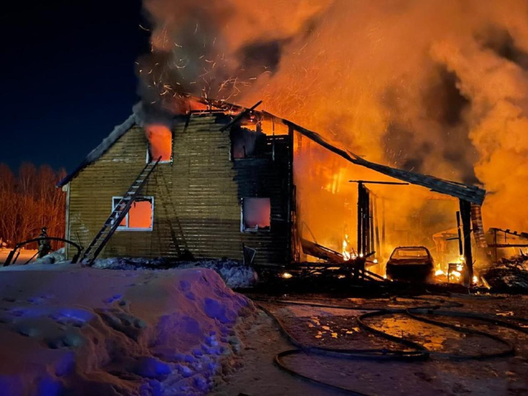 В Приморском районе в ночном пожаре погиб ребёнок